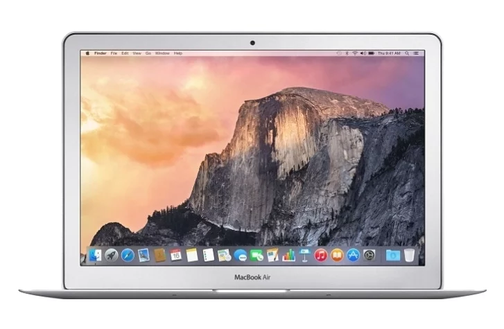 ултрабук Apple MacBook Air 13 средата на 2017 г. (Intel Core i5 1800 MHz / 13.3" / 1440x900 / 8Gb / 128Gb SSD / DVD no / Intel HD Graphics 6000 / Wi-Fi / Bluetooth / MacOS X)