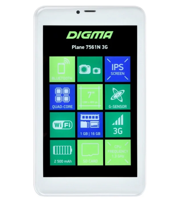 7 นิ้ว DIGMA Plane 7561N 3G V2.0